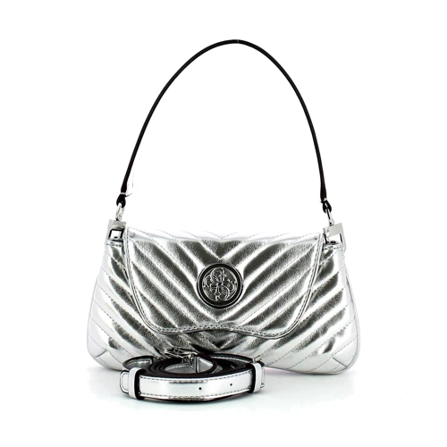 Жіноча сумка через плече Guess Blakely Shoulder Bag срібляста (HWMY7663200-SIL): Стать жіночий