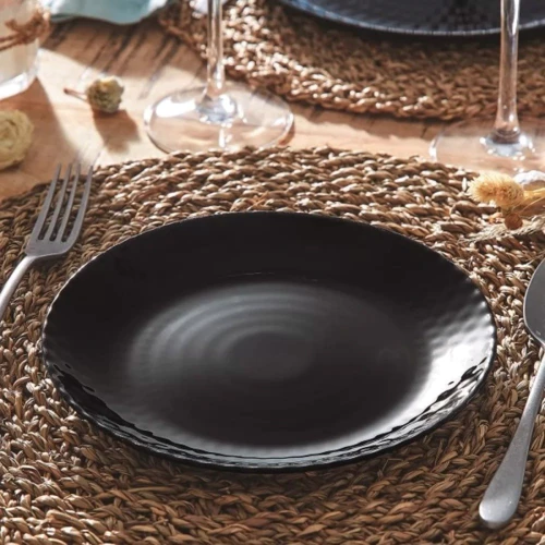 Тарілка Luminarc Pampille Black 19 см (Q4620): Колір черный