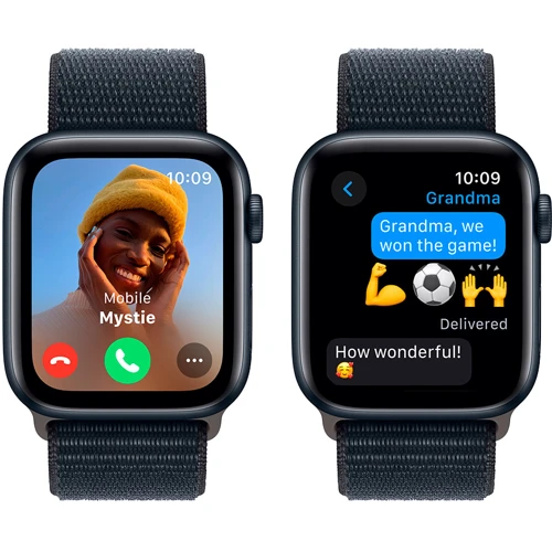 Apple Watch SE 2 2023 44mm GPS Midnight Aluminum Case with Midnight Sport Loop (MREA3) UA фото 6