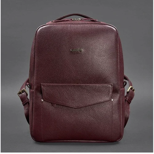 Женский рюкзак BlankNote Cooper марсала (BN-BAG-19-marsala): Тип ручки Плечевой ремень, Короткая ручка
