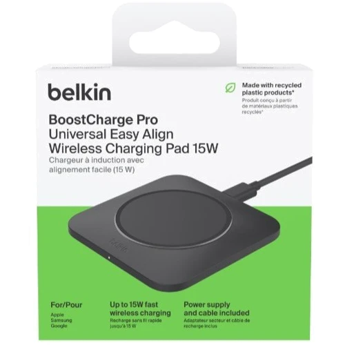 Зарядное устройство Belkin Wireless Charger Universal 15W Black (WIA007VFBK) фото 5