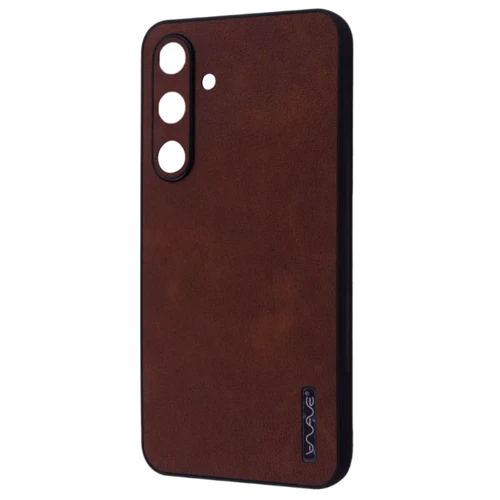 Чехол для телефонов WAVE Leather Case Dark Brown for Samsung S926 Galaxy S24 Plus