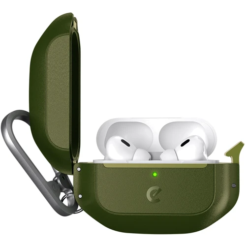 Чехол KeyBudz Element Series Waterproof Forest Green (APP2_S7_FGN) for AirPods Pro 2 фото 2