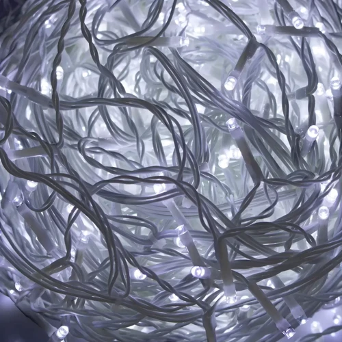 Гирлянда бахрома уличная (наружная) Springos 20 м 500 LED CL500 Cold White фото 7