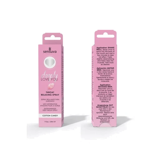 Спрей для минета Sensuva Deeply Love You Cotton Candy (29 мл), для глубокого минета