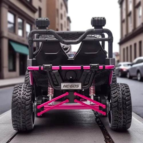 Дитячий електромобіль Bambi Баггі рожевий (M 6208EBLR-8(24V))