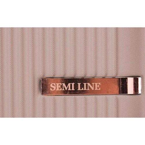 Чемодан Semi Line 24" (M) Champagne шампань (T5666-4): Застежка Молния