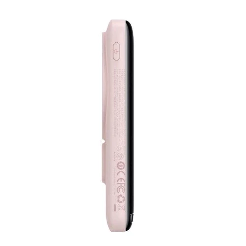Внешний аккумулятор Baseus Magnetic Bracket Wireless 10000mAh 20W Pink (PPCX000004): Особенности беспроводная зарядка, Индикатор заряда, быстрая зарядка