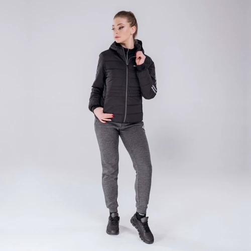Куртка Peak FW584072-BLA 40 черная демисезон с капюшоном: Вид Куртки