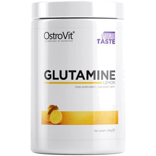Аминокислота для спорта OstroVit Glutamine 500 g /100 servings/ Lemon