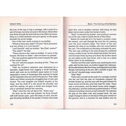 Herbert Wells: The War of the Worlds: Обкладинка М'яка