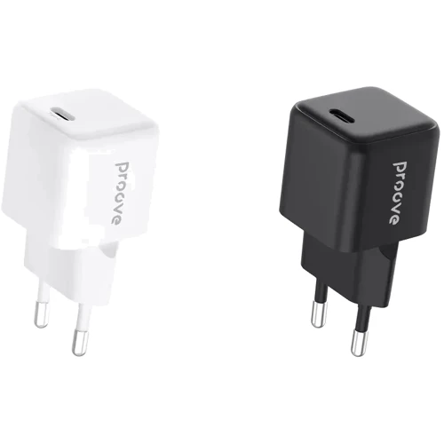 Зарядное устройство Proove Wall Charger USB-C Pocket GaN 25W Black (WCPG25010201): Особенности Power Delivery (PD), Быстрая зарядка, USB-C