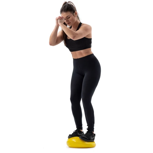 Степ платформа и балансировочная платформа Hop-Sport желтая (HS-R034BC): Максимальная нагрузка, кг 100