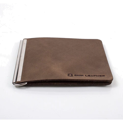 Мужской зажим для денег DNK Leather коричневый (DNK-Spring-clamp-Hcol-G): Тип Зажимы для денег