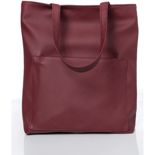 Жіноча сумка шоппер Sambag Shopper бордова (93220005)