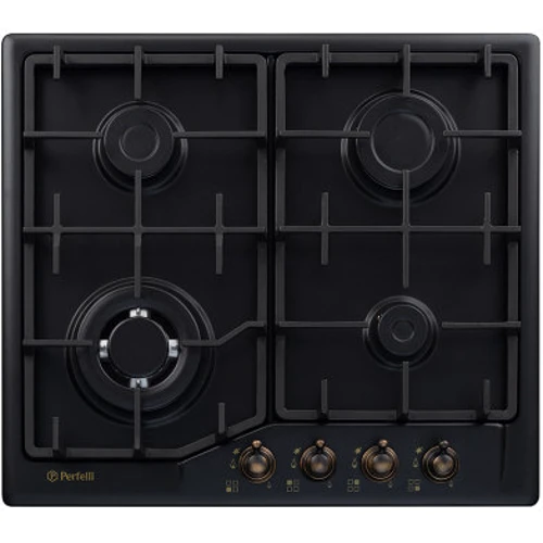 Варочная поверхность газовая Perfelli HGM 61629 BL RETRO