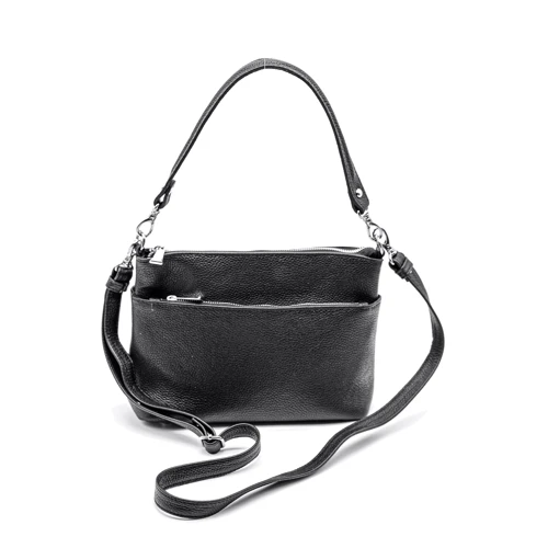 Женская сумка через плечо ARTiS Bags черная (1777 703): Фактура Зернистая, Матовая