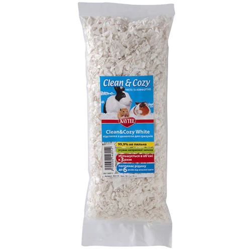 Целлюлозная підстилка для гризунів Kaytee Clean & Cozy White Біла (8.2 л) (071859946269)