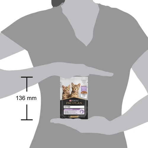 Влажный корм Pro Plan Kitten Nutrisavour для котят кусочки индейки в соусе 26х85г (7613036093453): Класс Супер премиум