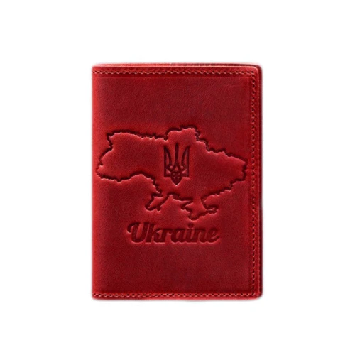 Обложка для паспорта BlankNote Crazy Horse коралл (BN-OP-UA-M-coral)