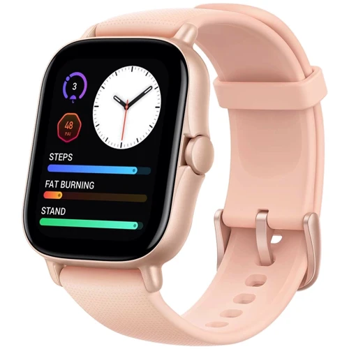 Смарт-часы Amazfit GTS 2 New Version Petal Pink: Дисплей 1.65" AMOLED (348x442)