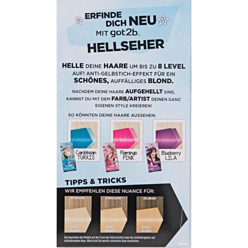 got2b Color Lightener Hellseher 142.5 ml Освітлювач для волосся 00A абсолютний платиновий: Стать Для жінок
