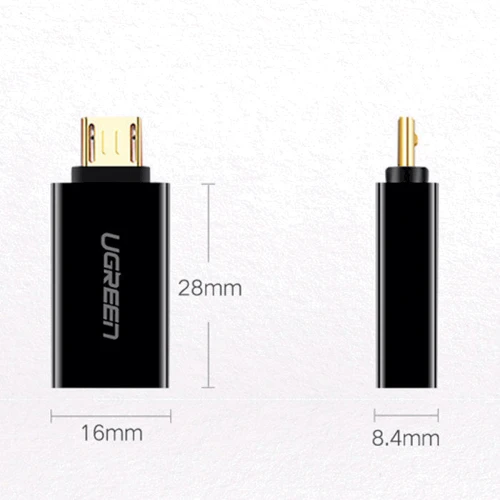 Адаптер Ugreen Adapter microUSB to USB3.0 White (30529): Дополнительные разъемы USB OTG