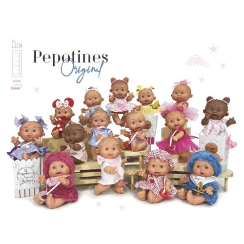 Пупсики NinesdOnil серия Peptones 21 см, в дисплее (494)