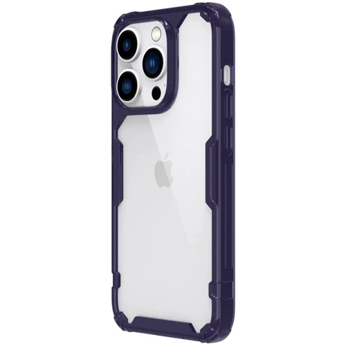 Чехол для iPhone Nillkin Nature Pro Series Dark Purple/Clear for iPhone 14 Pro Max: Цвет фиолетовый