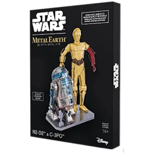 Набір моделей Fascinations C-3PO & R2-D2 Deluxe, Metal Earth (MMG276)