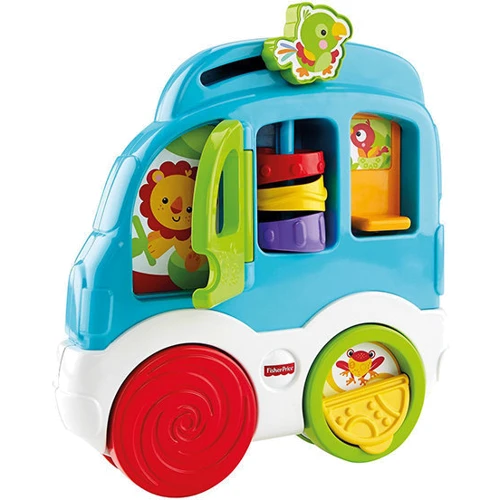 Машинка с зверушками Играй и изучай Fisher-Price (CMV93) фото 3