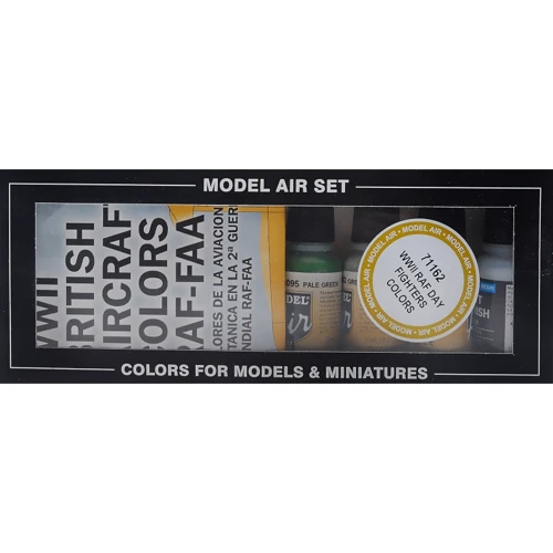 Набір фарб Vallejo "Model Air" винищувачі англійських ВПС, Друга світова війна, 8 шт