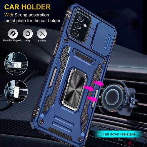 Чехол для телефонов Mobile Case Camshield Army Ring Navy for Samsung G990 Galaxy S21 FE: Совместимость Samsung G990 Galaxy S21 FE