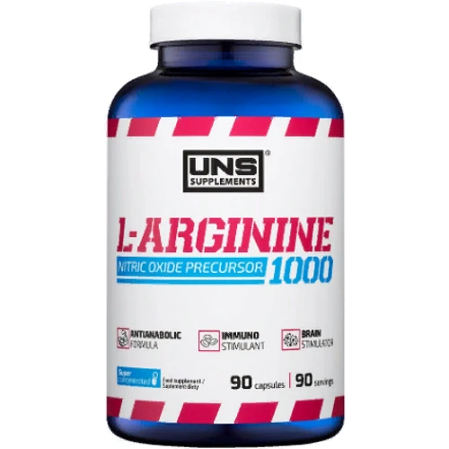 Аминокислота для спорта UNS L-Arginine 1000 90 capsules