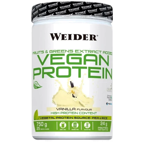 Протеїн Weider Vegan Protein 750 g /25 servings/ Vanilla