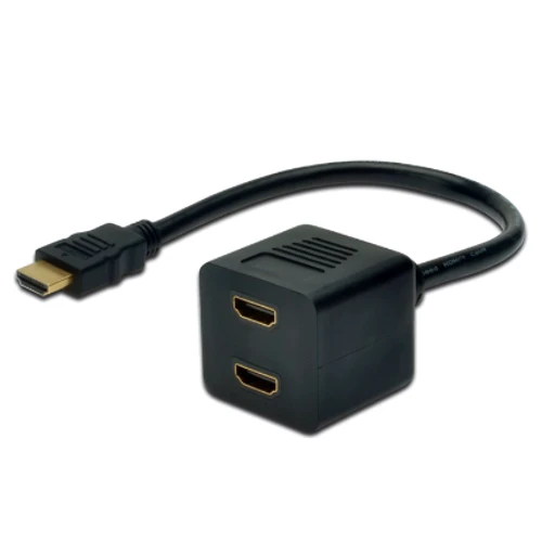 Адаптер Digitus Adapter HDMI to 2xHDMI Black (AK-330400-002-S)