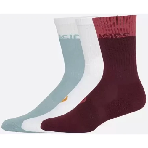Шкарпетки Asics 3PPK Graphic Crew Sock 25-27 (39-42) 3 пари червоні, бірюзові, білі (3033B559-601) фото 1