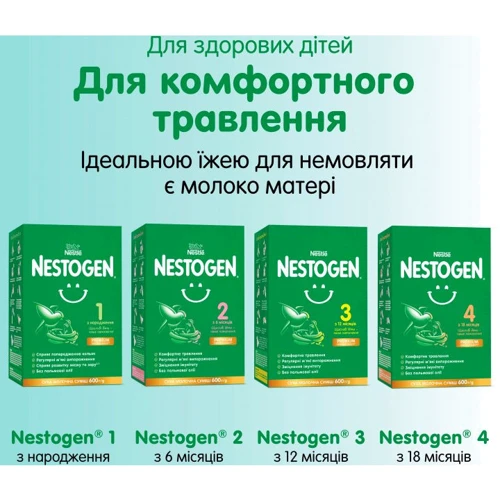 Детская смесь Nestogen 2 с лактобактериями L. Reuteri от 6 мес. 1 кг (1000126)
