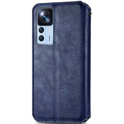 Чехол для телефонов Mobile Case Getman Cubic Blue for Xiaomi 12T / 12T Pro: Материал искусcтвенная кожа и термополиуретан