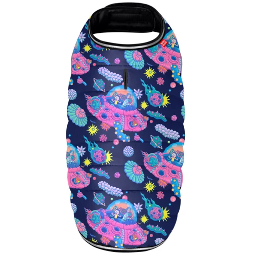 Курточка-накидка для собак WAUDOG Clothes Рік та Морті 1 L А 41 см B 58-70 см З 42-52 (505-0280)см: Довжина спини 41 см