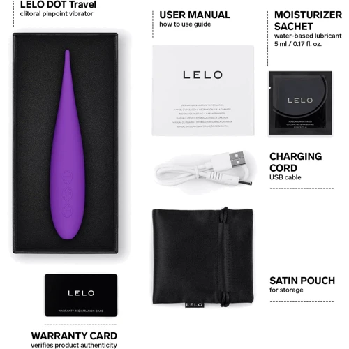 Клиторальный вибратор Lelo DOT Travel Purple
