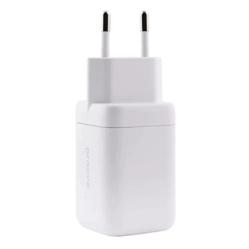 Зарядное устройство Proove Wall Charger 2xUSB-C Silicone Power 40W White: Особенности Быстрая зарядка, USB-C