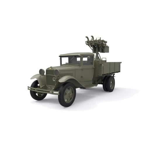 Сборная модель MiniArt MA35186 Советский 1,5 Тонный Автомобиль с Счетверенным Пулеметом Максим М4 фото 9
