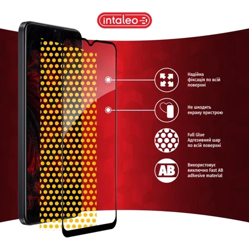 Intaleo Tempered Glass Full Glue Black for Oppo A38 5G фото 6