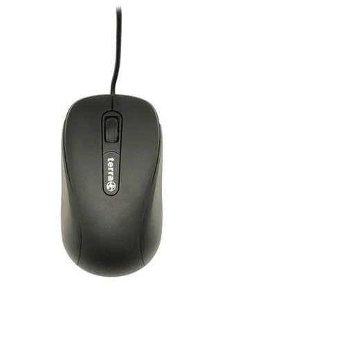 Мышь TERRA Mouse 1500 Corded USB Black (2920513): Тип сенсора оптический