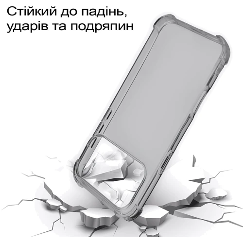 Чехол для iPhone BeCover TPU Case Anti-Shock Grey for iPhone 17 Pro Max (713800)