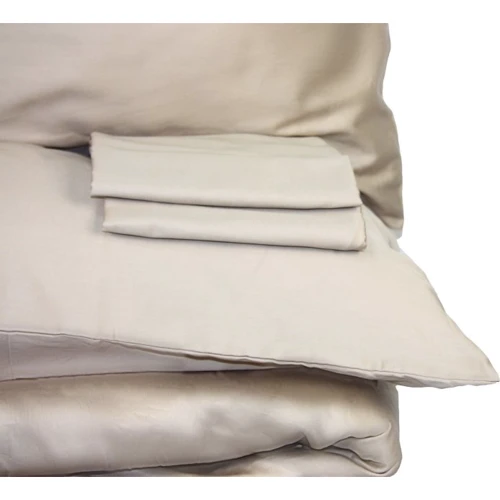 Простирадло на резинці LightHouse Sateen Premium 160х200х30 см бежевий (50644): Тип простынь