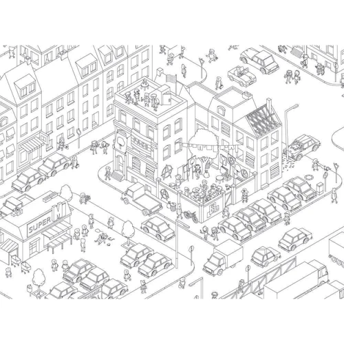 Настільна гра Нова Ера МікроМакро: Місто Доказів / MicroMacro: Crime City (UA) (GLUA-MM3): Вид для веселой компании