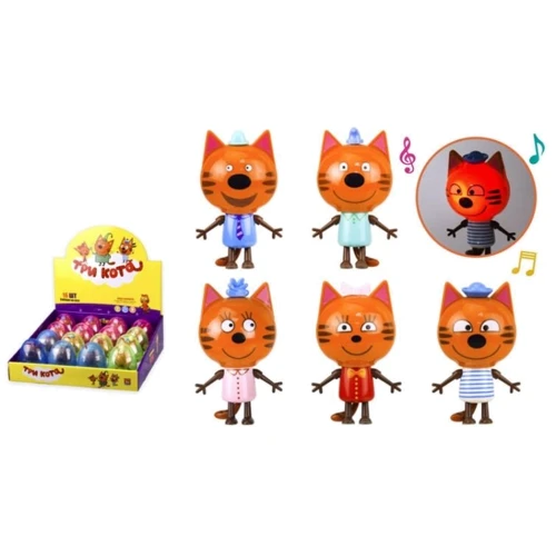 Герои Три кота в яйце-сюрпризе 5 видов (DT-3326-6E): Тип Игровая фигурка