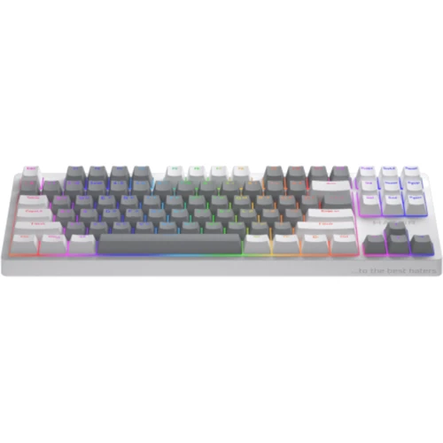 Клавиатура HATOR Rockfall 2 Mecha Signature Edition White/Grey/White (HTK-521-WGW): Подключение проводное